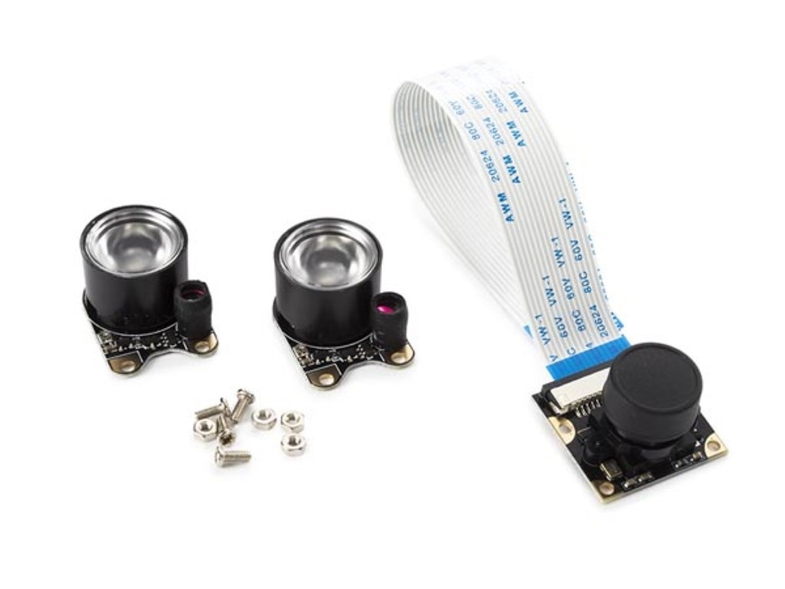 Módulo De Câmera Com 2 Luzes Ir Para Raspberry Pi® Brilvibera