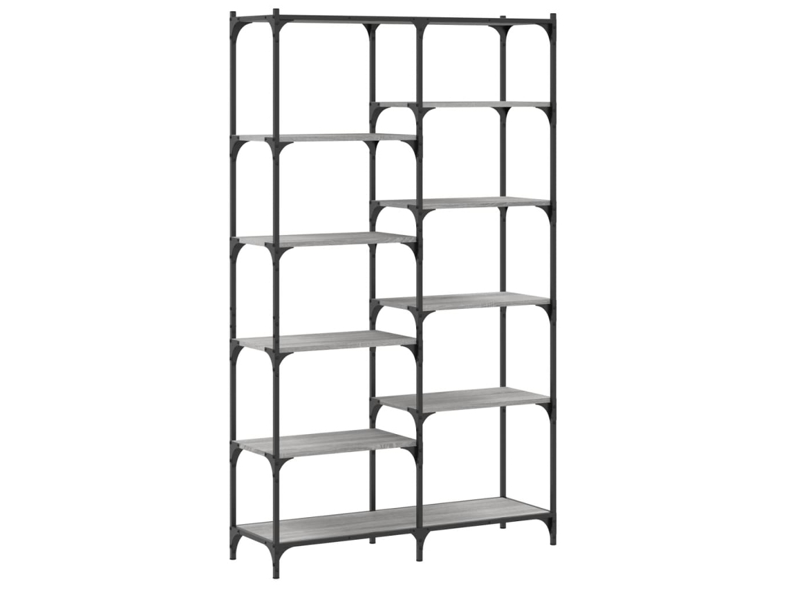 Bookshelf, Bookshelves Vidaxl Cinzeto Madeira Processada (n/a)