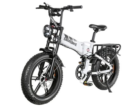 Bicicleta Elétrica SAMEBIKE Rs-A02 Dobrável Off Road E-Bike 48V 17Ah Bateria 1200W Motor