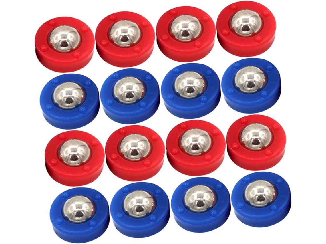 Conjunto De Discos De Shuffleboard De Mesa Em Aço E Plástico, Acessórios
