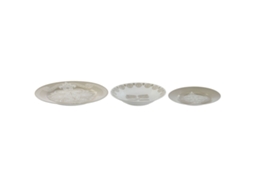 Conjunto de Louça HOME ESPRIT Azul Bege Porcelana 18 Peças 27 X 27 X 2 Cm