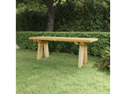 Vidaxl Banco De Jardim 110 Cm Madeira De Pinho Maciça Impregnada