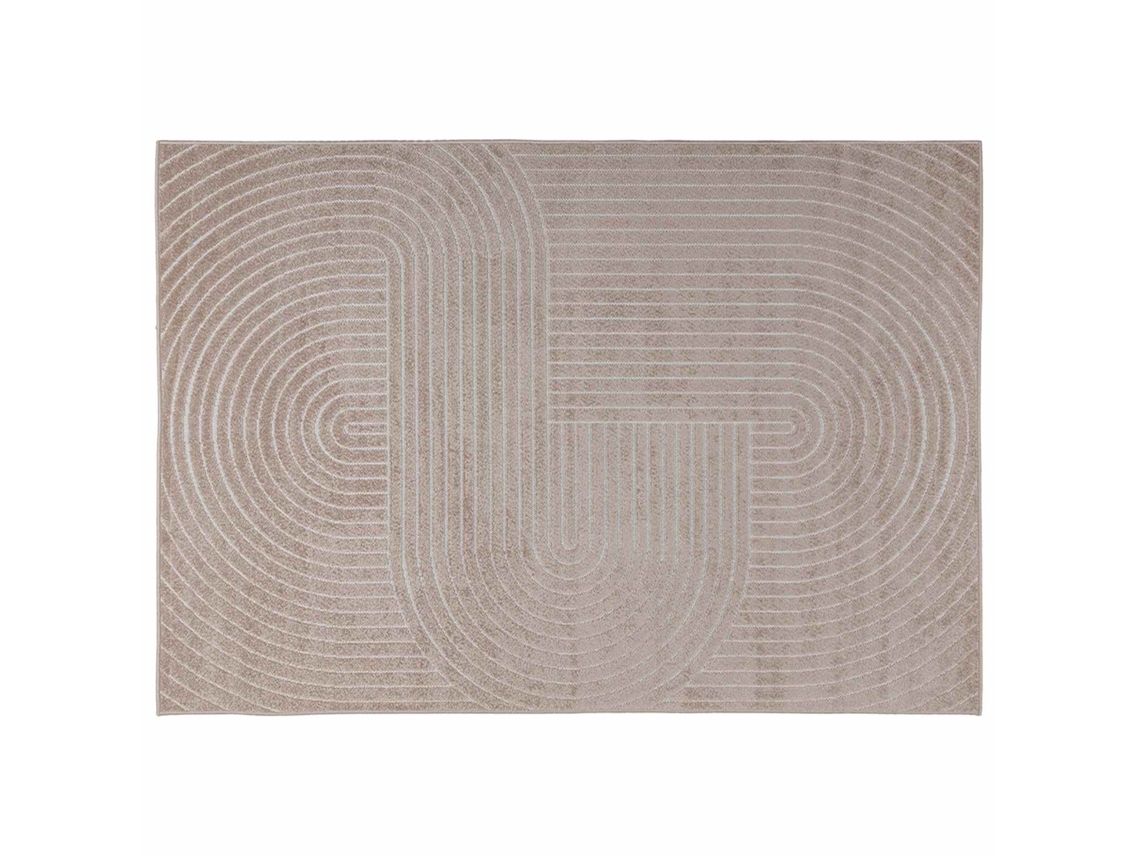 Vidaxl Tapetes De Área Retangular Palmeras Bege 230 X 160 Cm Poliéster