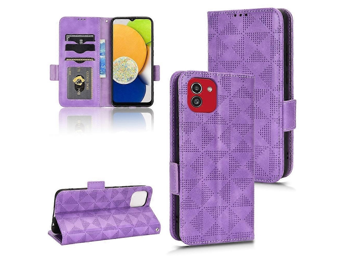 Capa Couro Para Samsung Galaxy A03, Elysve