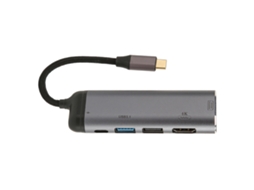 Aetheria docking Station Type C Multifuncional com Pd100w Usb3.1 Usb2.0 Type C2.0 Hub 4k para Laptops Pc