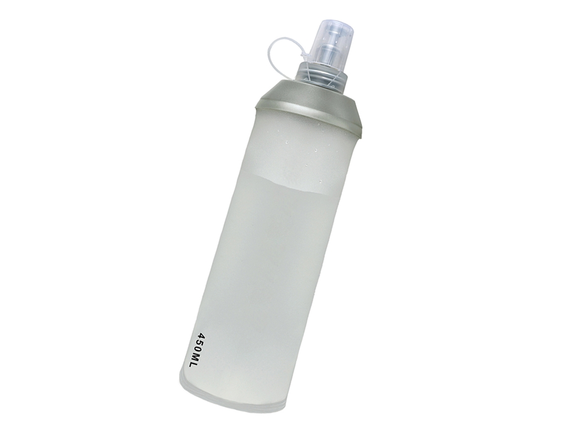 Bolsa de Água Portátil Mali 450ml Sem BPA Plegável para Escalada, Ciclismo, Maratona | S/MARCA