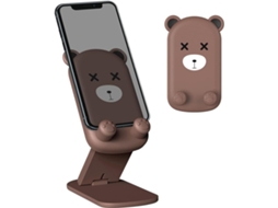 Suporte Duplo Dobrável Para Celular, Ajustável, Para Uso Em Mesa, Com Capa De Silicone, Compatível Com Iphone 15, 14, 13, 12 E 11 Pro Max.