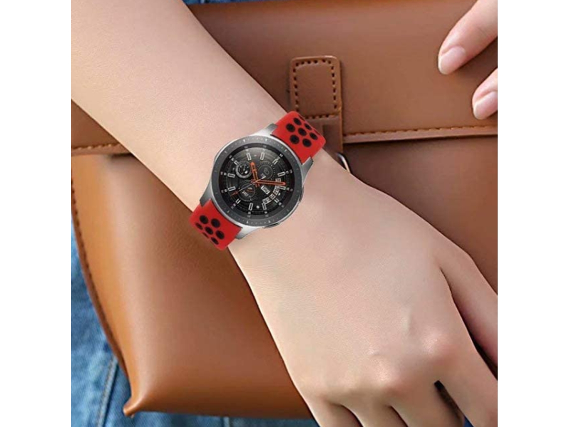 Bracelete Desportiva para Amazfit Pace Rosa Branco Worten.pt