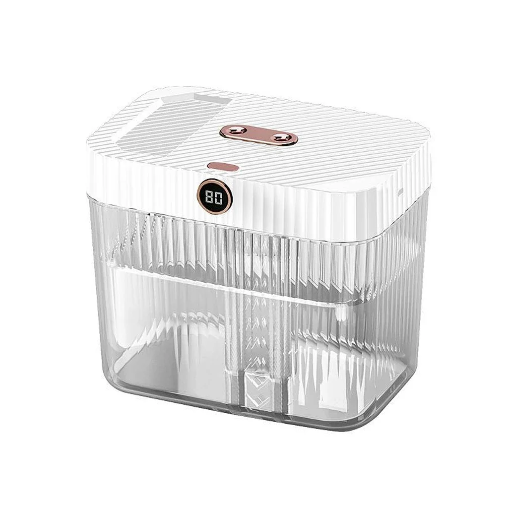 (branco) Smart Dual Spray Humidificador Remoto Usb De Alta Capacidade Desktop Home Ar Atomizador Equipamento