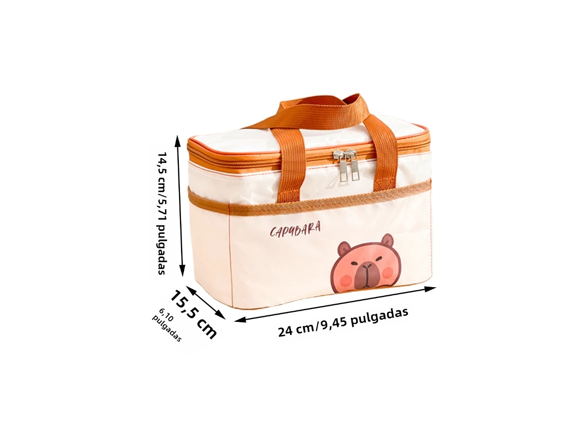Bolsa Térmica Portátil Impermeável de Grande Capacidade para Almoço, Ideal para Alimentos. MDUG (estilo Cs)