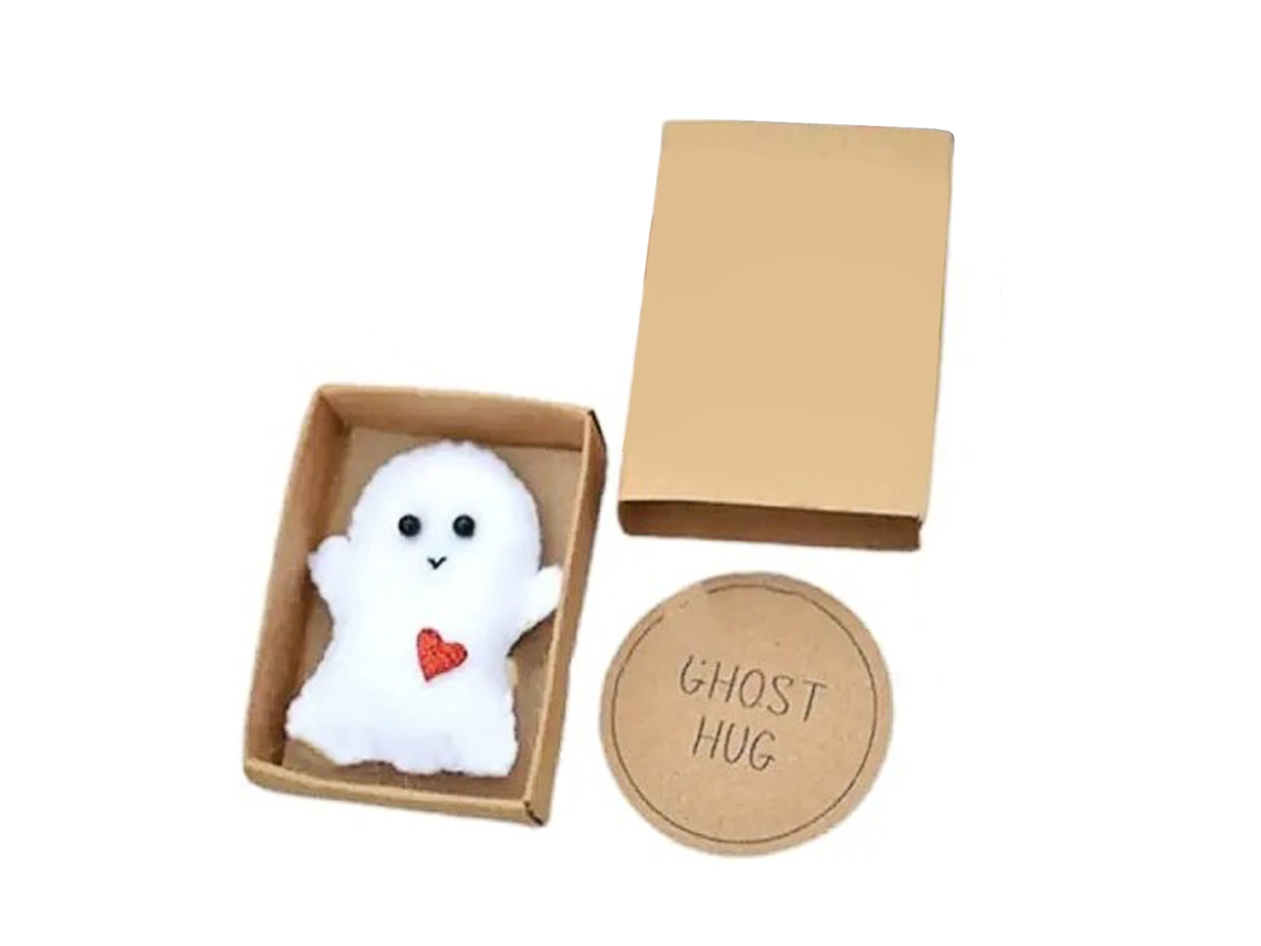 Love Hug Mini Fantasma Presente com Cartão de Saudação LAXISCREED