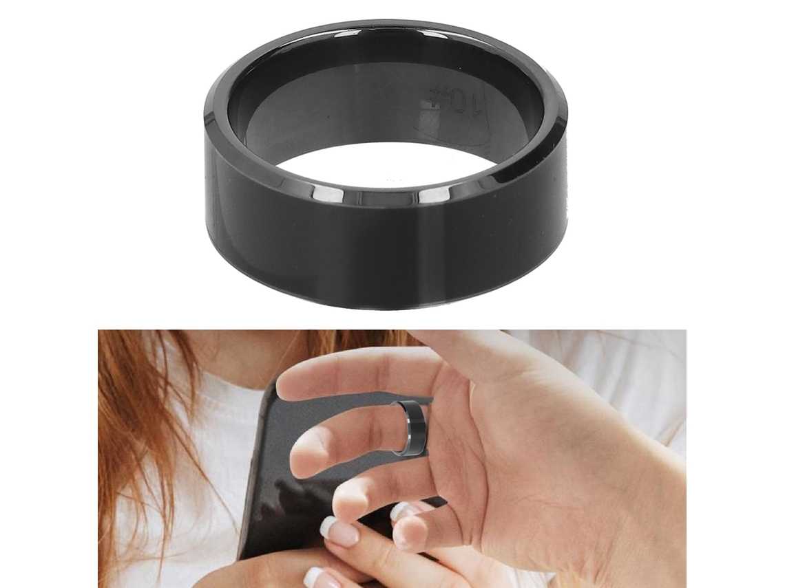 Anel Inteligente Cerâmico Nfc Multifuncional Nfc 216 Para Controle De Acesso Elevadores Assistência Cartão De Visita