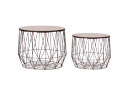 Coffee Table, Coffee Tables Vidaxl Marrom Metal (n/a)