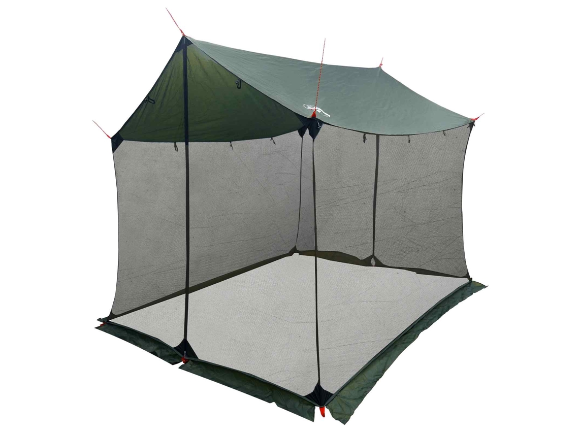 Conjunto 1 Tarp De Camping Vidaxl Verde Poliéster (270 X 210 X 210 Cm)