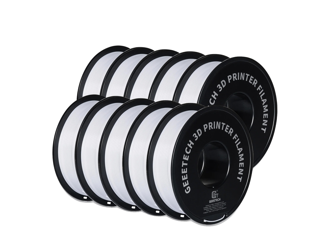 Filamento De Impressão 3d, 1.75mm, Petg Não Tóxico, Branco Oem