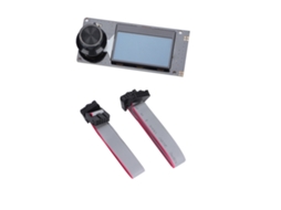 Módulo De Tela Lcd 12864 Com Slot Para Cartão De Memória Acessórios De Impressora 3d Marlin Diy Branco Sobre Azul