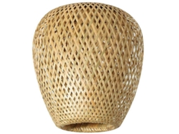 Lurelia Abajur De Bambu Vintage Chinês, Para Sala E Quarto, 21x18x18 Cm
