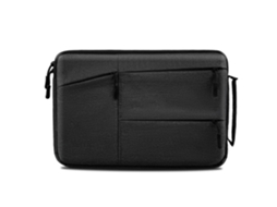 Capa Para Laptop Impermeável De Lona Para Notebook De 14,1 Polegadas, Preta.
