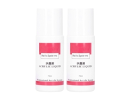 2 unidades de Líquido Acrílico para Unhas 75ml para Nail Art e Alongamento de Unhas