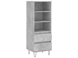 Aparador Alto Cinzento Cimento MAISON EXCLUSIVE em Derivados da Madeira (40x36x110 cm)