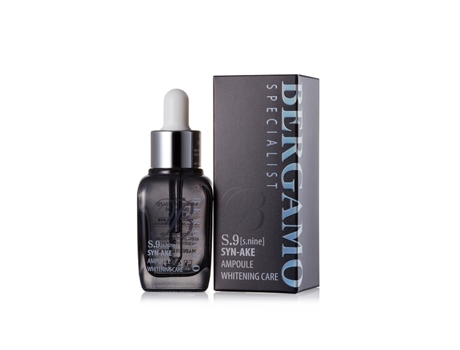 Sérum Clareador Facial Com Veneno De Cobra Bergamo Specialist S.9 Ssyn Ake, 30ml.