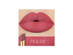 Batom Matte Hidratante De Longa Duração Em Tubo Retangular Rgl02