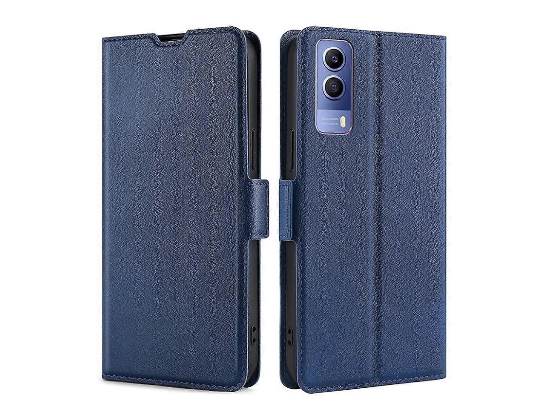 Capa De Couro Ultrafina Com Fivela Lateral E Voltagem Para Vivo Y53s 5g / Iqoo Z5x / T1x