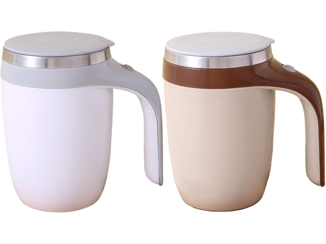Caneca De Café Com Misturador Automático – Caneca Magnética Automática