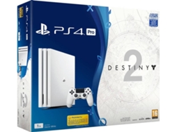 Consola PS4 Pro 1TB Branca + Jogo Destiny 2 (Deluxe)