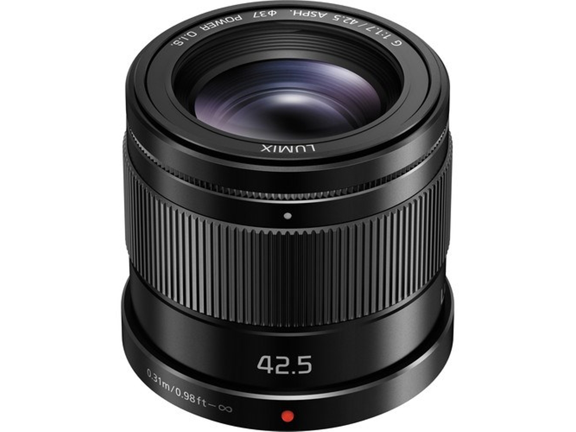Objetiva LUMIX 42,5mm F1.7, 37mm POWER O.I.S. (Encaixe: Micro 4/3 - Abertura: f/22 - f/1.7)