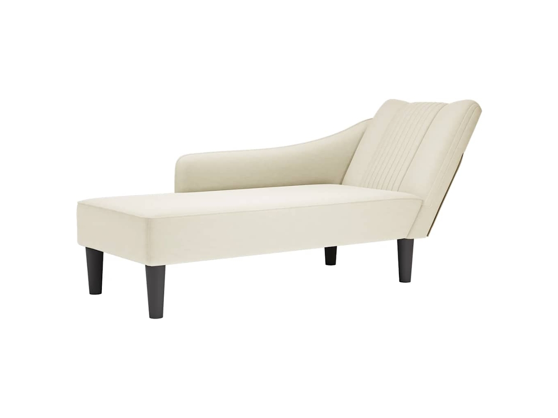 Chaise Lounge, Chaise Lounges Vidaxl Creme Veludo