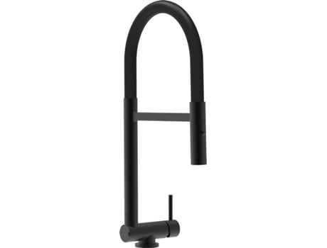 Torneira de cozinha VIZIO Dobrável Até 45 Mm Tubo Giratória 360° Preto Mate (Latão)