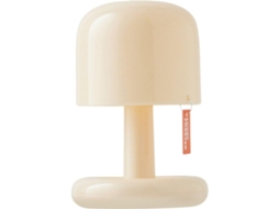 Luminária de Mesa Estilo Mini Cogumelo Com Luz Noturna, Recarregável