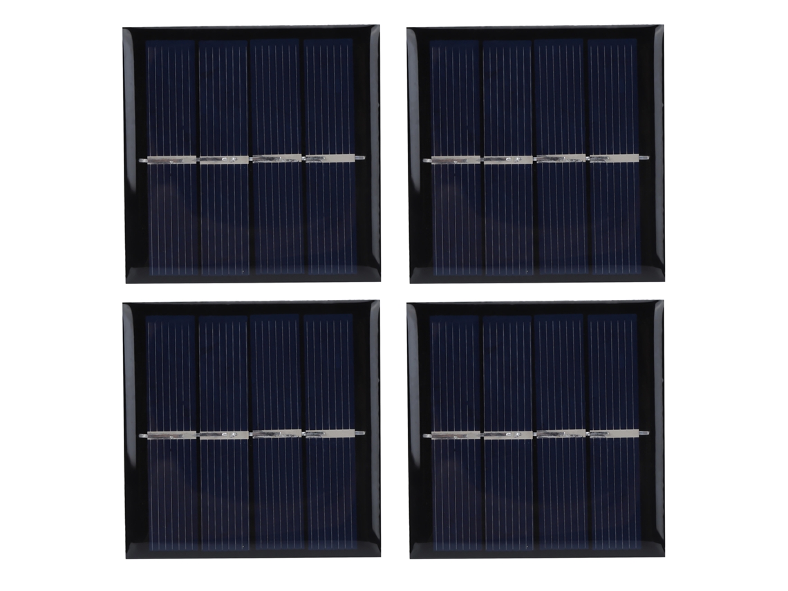 Painel solar Primerox 4pcs 0.45w 2v polissilício carregador solar acessórios energia solar | S/MARCA