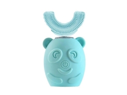 Cabeça de Escova Dentes Elétrica Infantil em Formato U com Rotação 360 ​​graus, Feita Silicone, Acessór Ios Substituíveis. GOKOCO