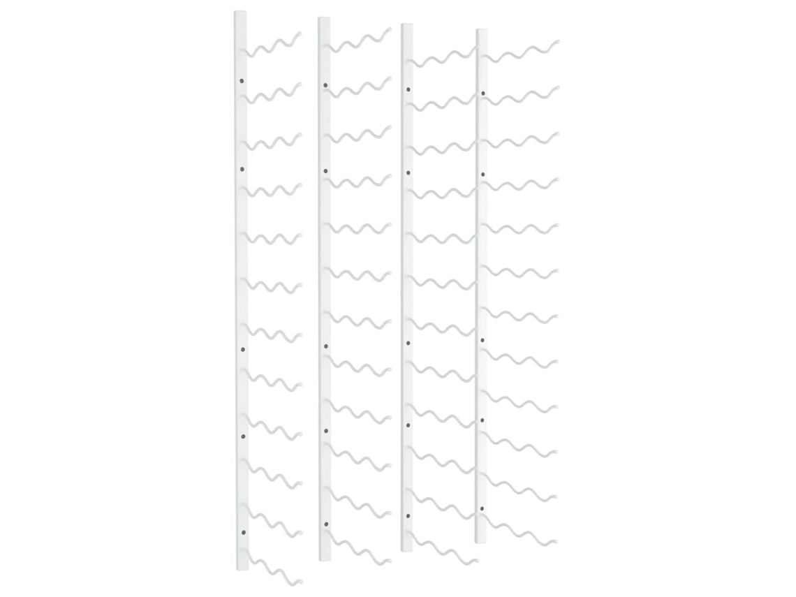 Wine Rack, Wine Racks Vidaxl Branco Ferro (n/a)