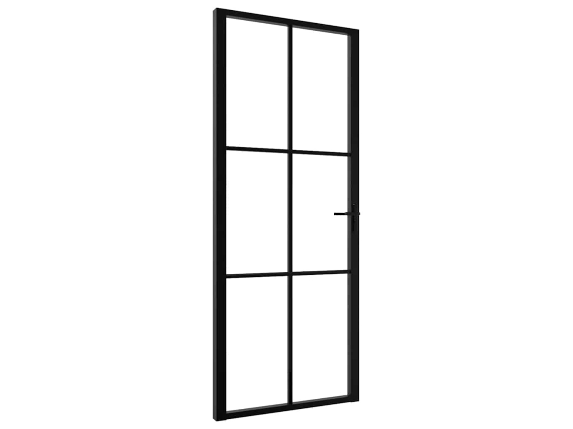 Interior Door, Interior Doors Vidaxl Preto Vidro (83 X 201.5 Cm)