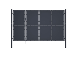 Fence Gate, Fence Gates Vidaxl Antracite Aço (350 X 200 Cm)