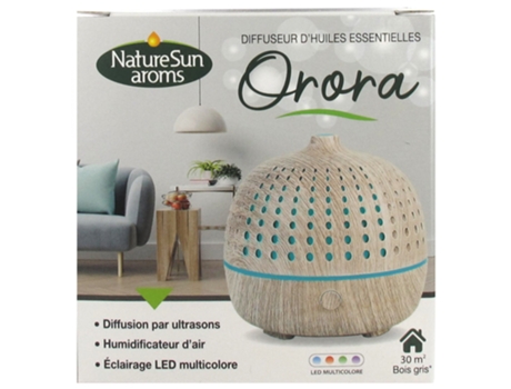 Cor do difusor de óleo essencial Orora: Madeira Cinza NATURESUN AROMS