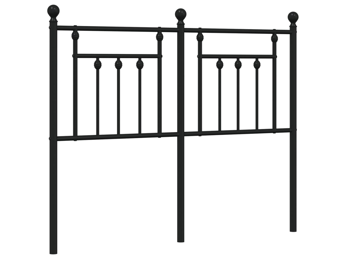 Cabeceira de Substituição 120 Cm Metal Preto MAISON EXCLUSIVE