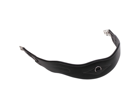 Cilha para Cavalo em Couro com Costura Decorativa QHP 125 cm