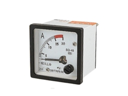 Medidor de corrente alternada analógico Brilvibera SQ48, amperímetro de painel, 0-15 A, preto e branco