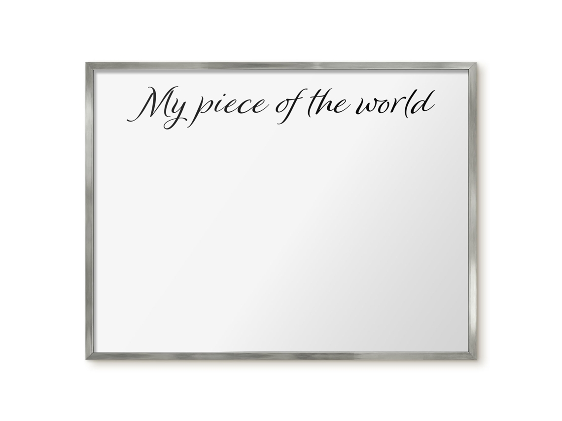 Magnetic Wall Board My Piece Of The World For The Office Espelharte (80x60 Cm)
