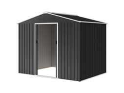 Galpão de Jardim 3,6 M² , Cinza Escuro, 236x171x191 Cm (portas Deslizantes, Ventilação)