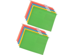 Conjunto De 10 Organizadores De Pastas Suspensas, Pastas Para Material Escolar E De Escritório, Resistentes E Práticas.