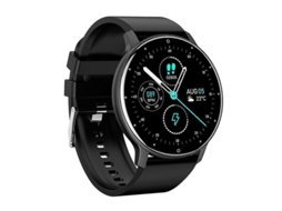 Relógio Inteligente Fitness Tracker Hr Pulseira Resistente à Água Sono Rest Goals Bestvite (preto)