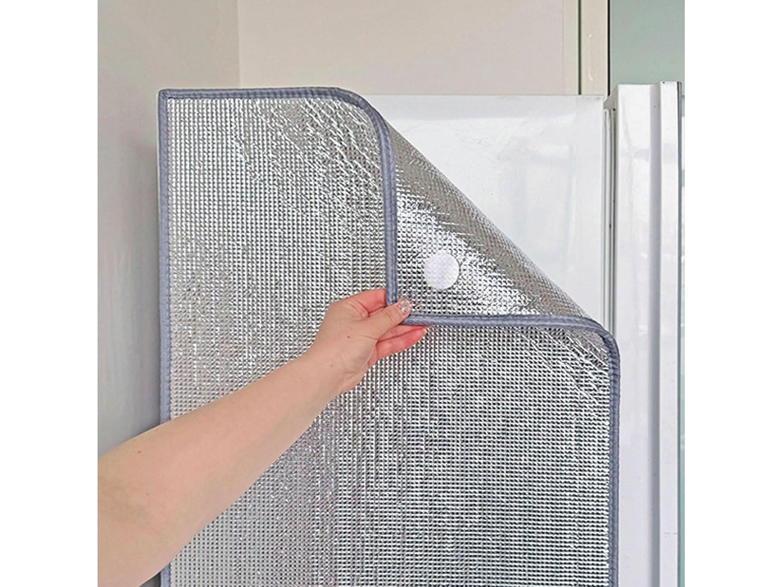 Capa Isolante de Alumínio para Geladeira e Freezer Reutilizável Máxima Eficiência S/MARCA