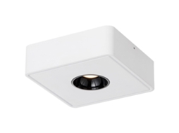 Nettlife Candeeiro, Focos Iluminação Led De Teto Branco 7 W Branco Quente Moderno Plano Quadrado Para Corredor Cozinha Sala Jantar