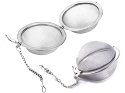 Conjunto De 2 Infusores Filtro Em Formato Bola Coadores Chá Aço Inoxidável Para Folhas, Ervas E Frutas. Aquaforge