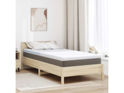 Vidaxl Topper De Colchão 90 X 190 Cm De Espessura Tecido Jacquard